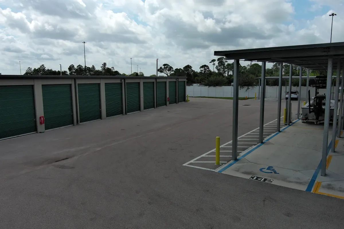 Enclosed parking